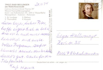 Bad Bellingen - D 1994 95 002 ●
